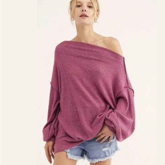 Free People Tops - We The Free Main Squeeze Hacci Top Sweet Myrtle Size XS